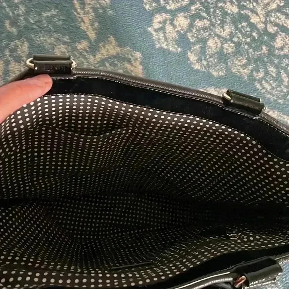 Kate, spade hand drawn button leather tote - Picture 4 of 10